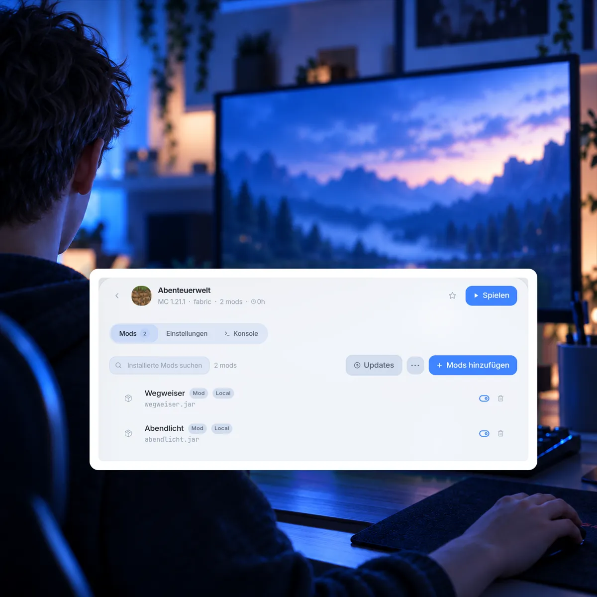 Der Geffeniuse-Launcher mit Mod-Liste
